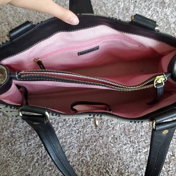 Dooney & Bourke Monogram Satchel - Picture 3 of 3